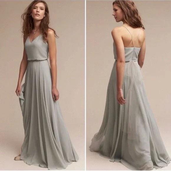 morning mist bridesmaid dress Jenny Yoo Luella Dress in Morning Mist main image 0